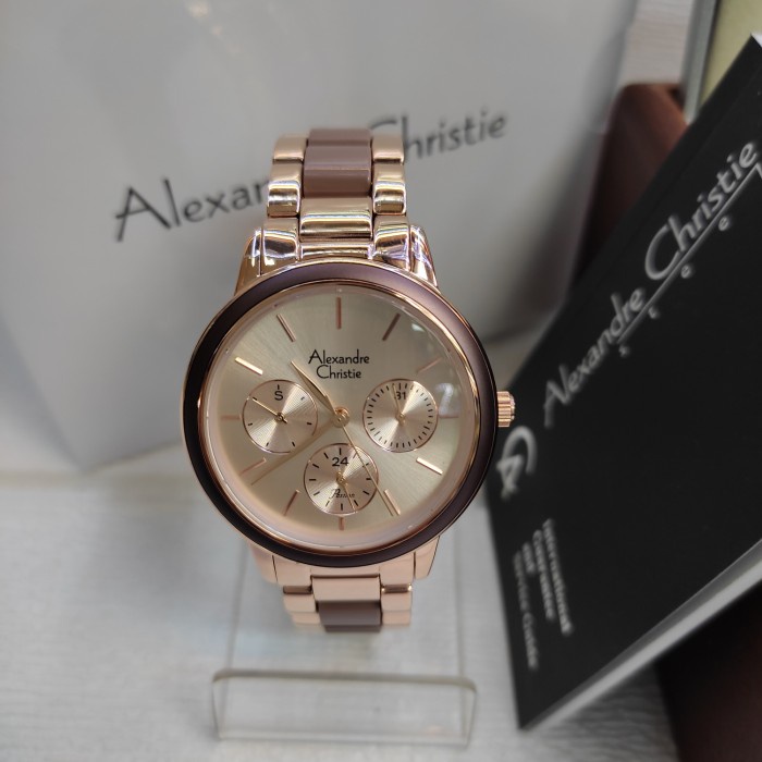 MUST HAVE JAM TANGAN ANALOG WANITA ALEXANDRE CHRISTIE AC 2938 BF SOLID STEEL TERBARU
