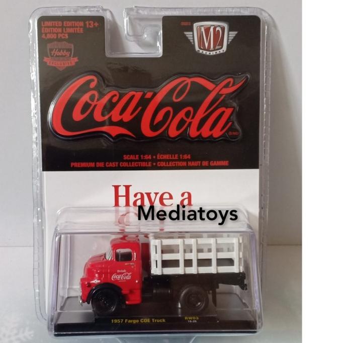 diecast m2 coca cola 1957 fargo coe truck