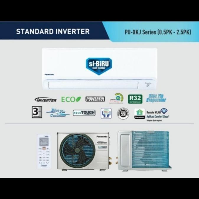 Panasonic AC Standard Inverter 1/2 pk CS-PU5XKJ Termasuk Pasang