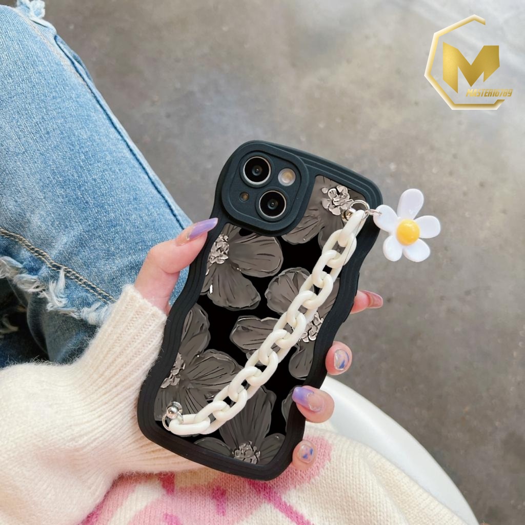 GC54 GC63 CASE CASING SILIKON WAVY WAVE CARACTER RANTAI BUNGA FOR REDMI NOTE 12 PRO 5G POCO M3 X3 PRO NFC M5 M4 5G MA5004