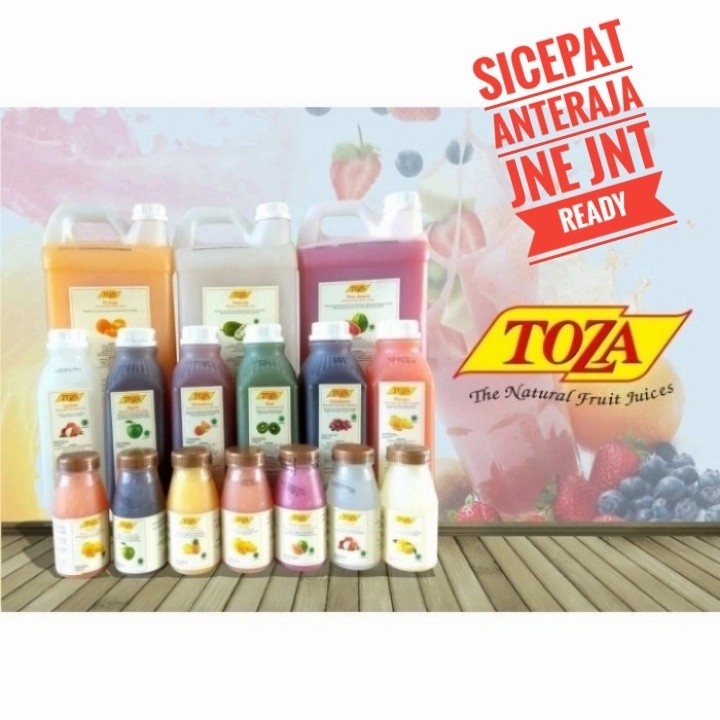 

Jus Hotel dan Pesta Original TOZA Natural Fruit Juice Jerigen 5 Liter