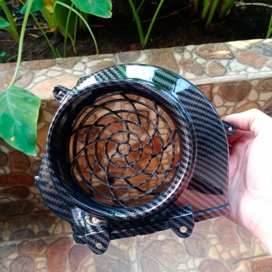 cover tutup kipas carbon beat fi 2014-2016