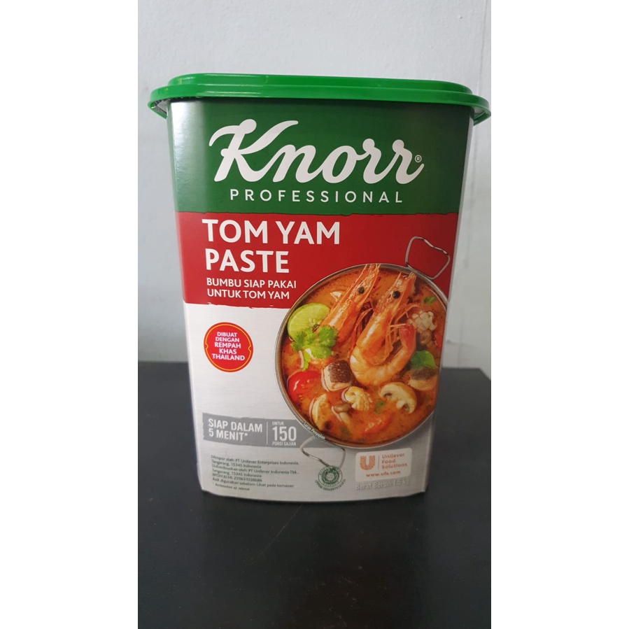 

KNORR TOMYUM PASTE TOMYAM TOM YAM 1500 GR 1.5 KG PASTA KNOR