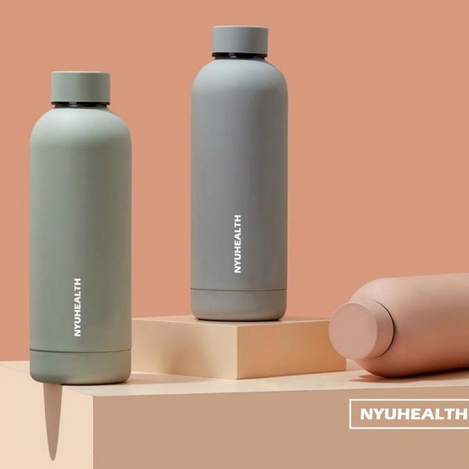 Botol Minum Nyuhealth Vacuum Flask Termos 500Ml Warna Ash Grey