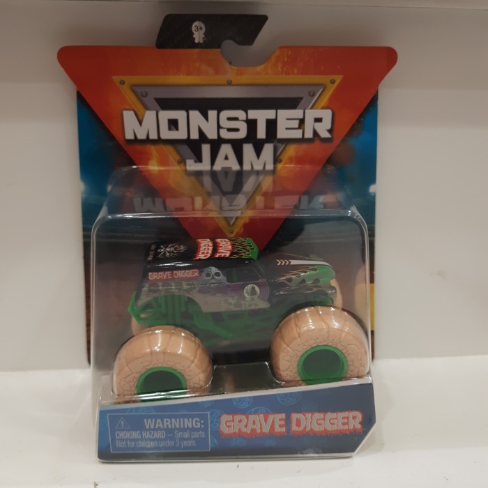 FLASH SALE MONSTER TRUCK HOT WHEELS MJ GRAVE DIGGER TERLARIS