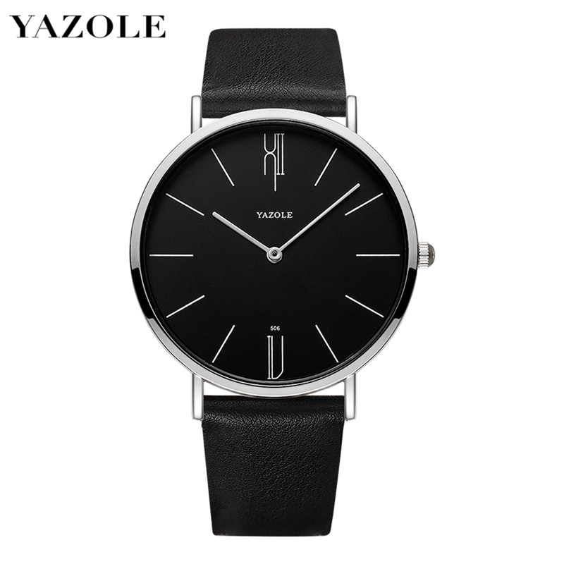yazole jam tangan original tahan air pria wanita YZL 506 simple casual gaya bisnis (jam ori + box or