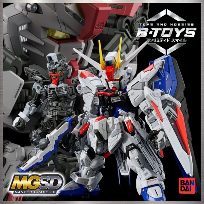 PROMO BANDAI MGSD FREEDOM GUNDAM MODEL KIT GUNPLA MG SD TERBARU