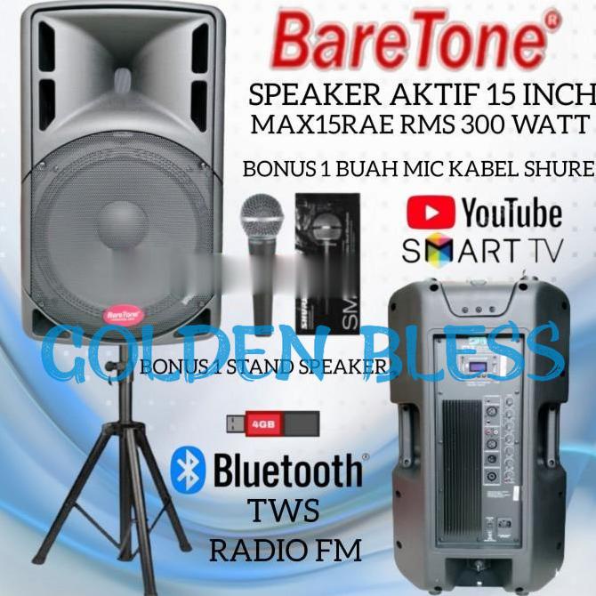 Promo Speaker Aktif Baretone Max 15 Rae Original 15 Inch Harga 1 Unit Tantanmall1
