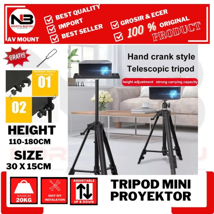 Best Seller Stand Tripod Proyektor Mini Stand Tripod Mini Proyektor