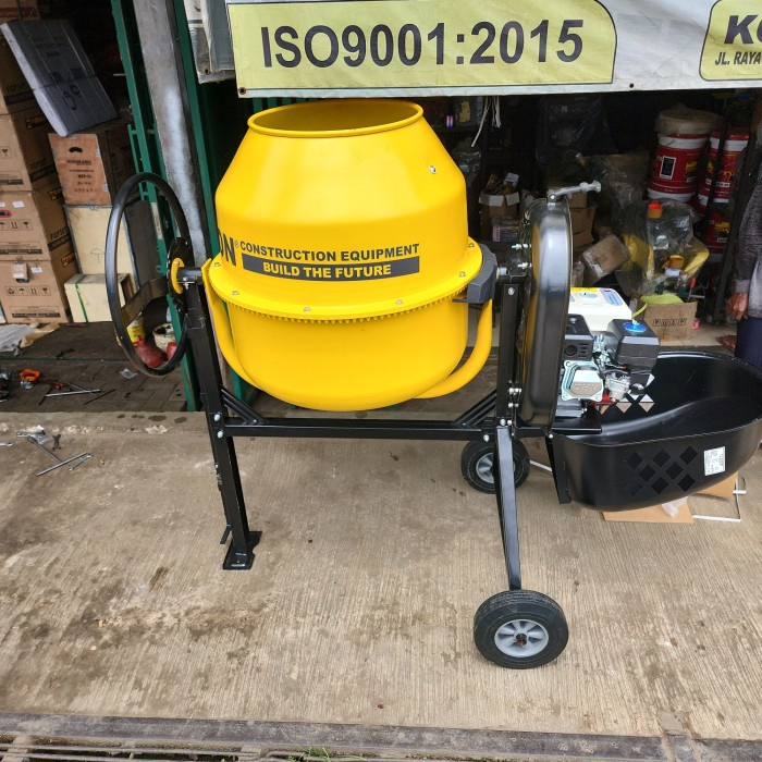 MESIN MOLEN ADUK SEMEN TIGON TCM 200L + ENGINE GX 200 BARU