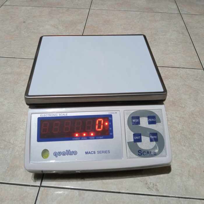 Timbangan Digital Quattro Macs 3kg,6kg,15kg,30kg