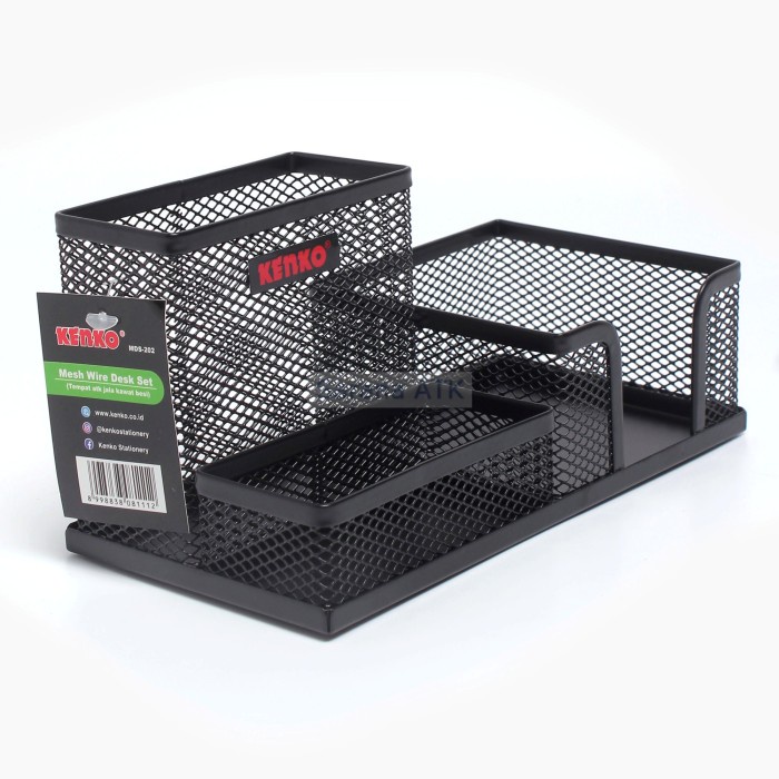 

Bestseller Kenko Mesh Wire Desk Set Mds - 202 / Tempat Pena Jaring [ Pcs ]