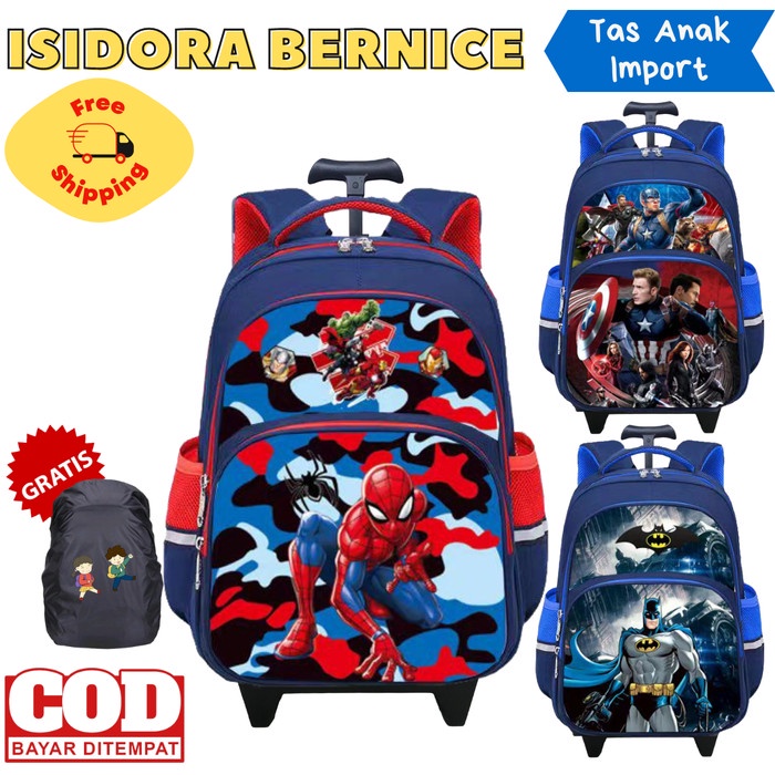 Terlaris Trolley Tas Anak Tas Koper Anak Laki Laki Sd