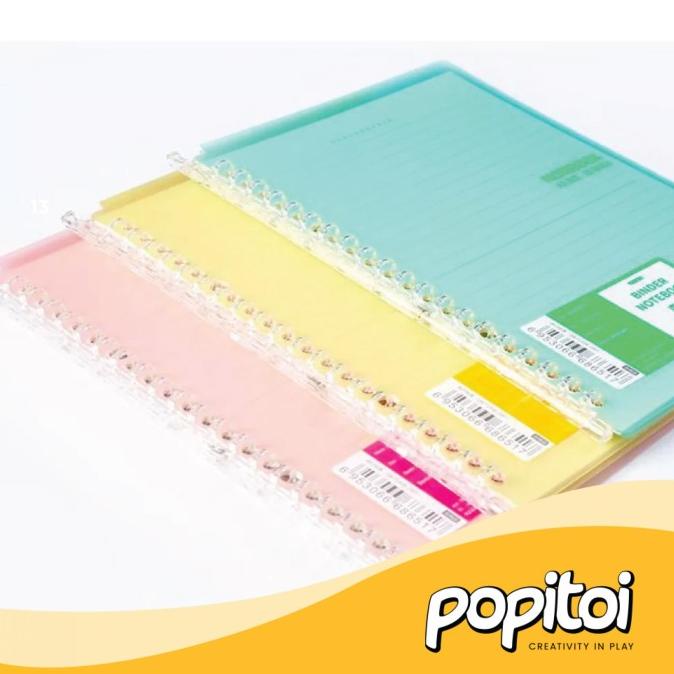

360 Derajat Loose Leaf Ring Binder Notebook A5 B5 Lipat Degree
