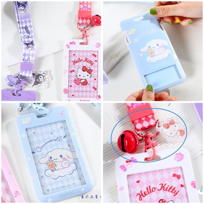 

TOKKADO Sanrio Teru Lanyard Original Kartu ID Card Holder Nametag Lucu