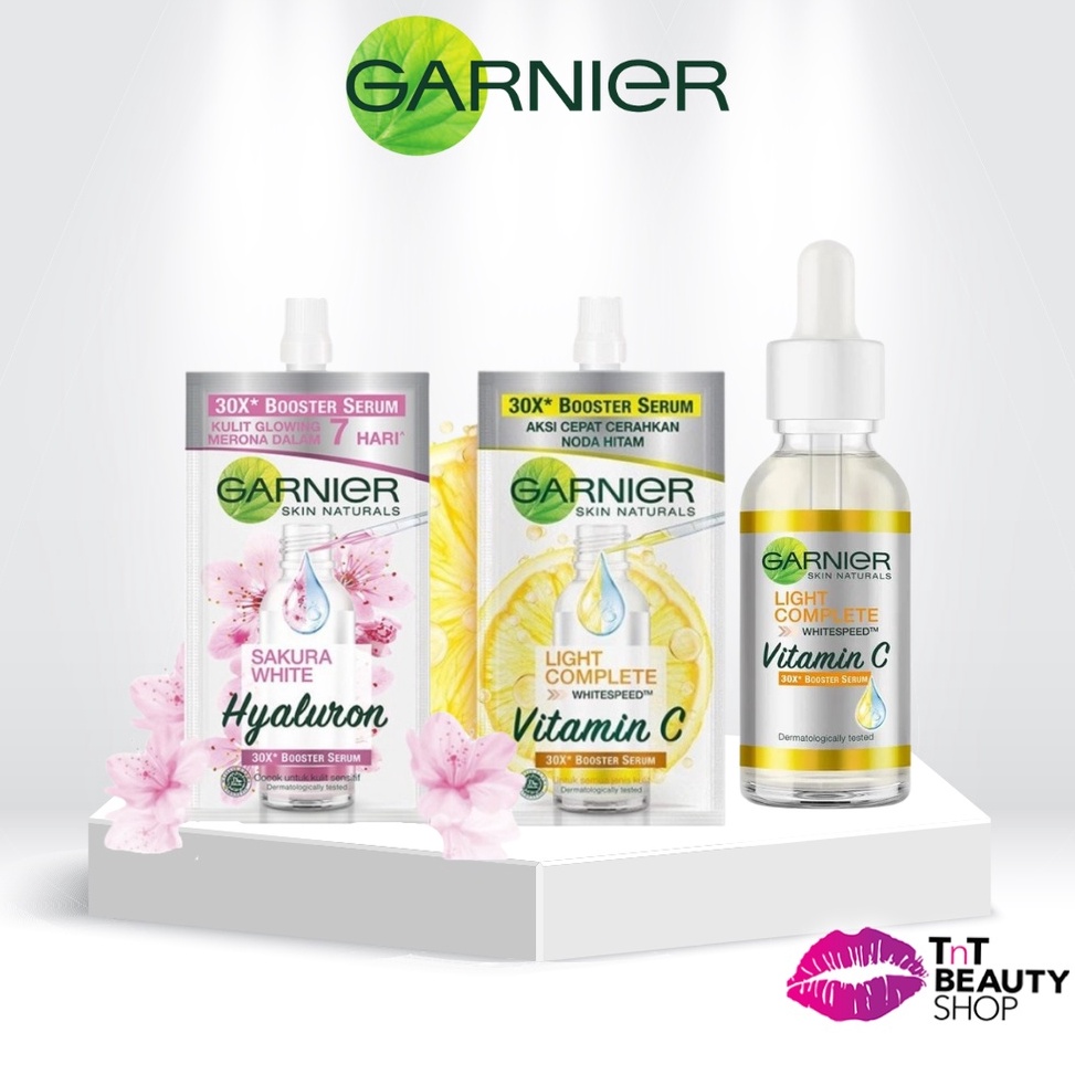 [KODE PRODUK 7IFNT7583] Garnier Light Complete Whitespeed Vitamin C 30X Booster Serum | Sakura White