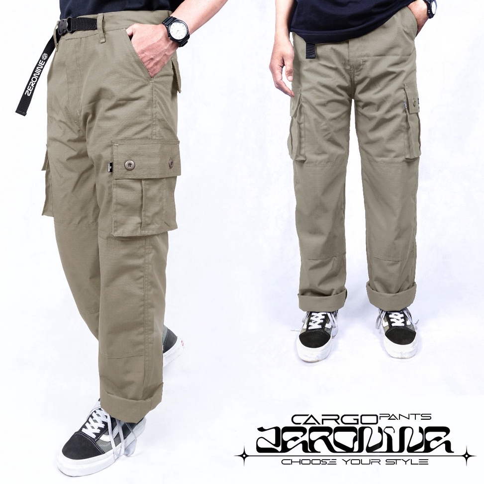 [KODE 77]  ZERONINE CELANA Cargo pants | ZERONINE Celana Pria cargo | ZERONINE Celana Regular cargo 