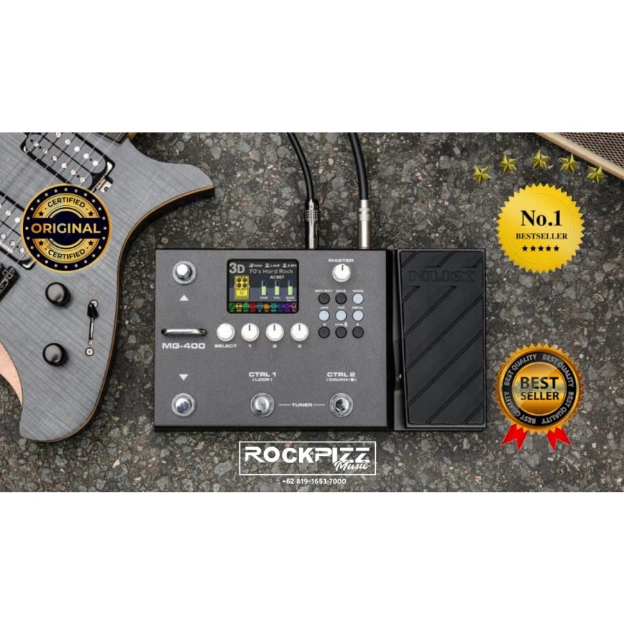 NUX MG400 MG 400 MG-400 GUITAR MULTI EFFECT PEDAL