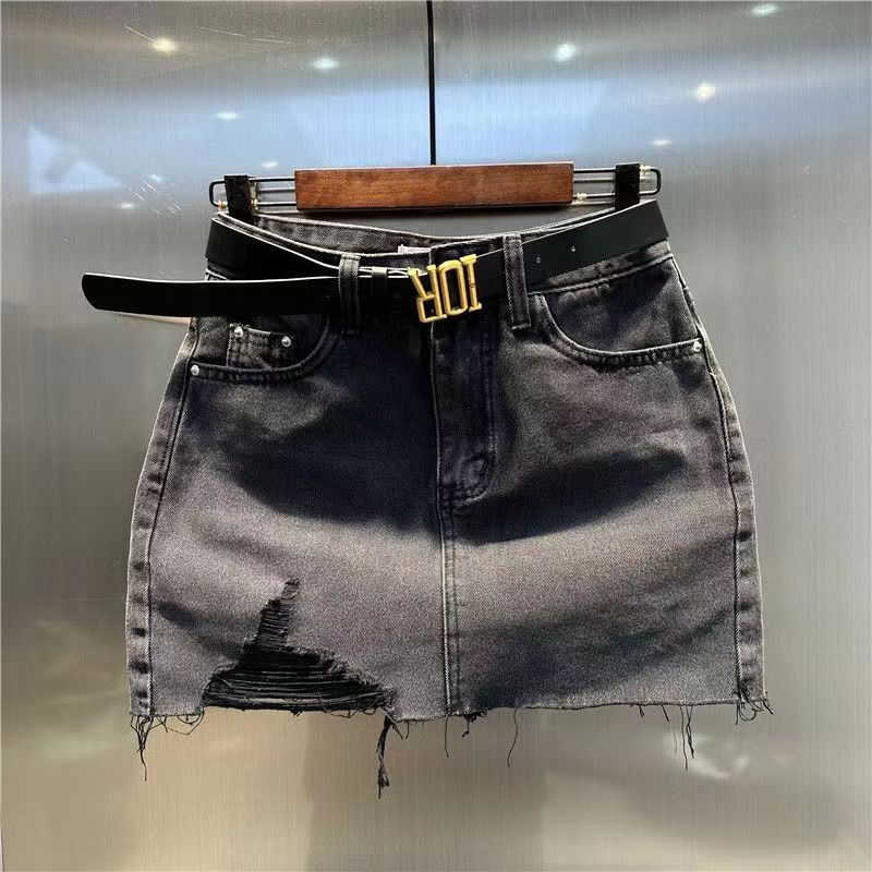 rok jeans pendek a line mini wanita modis / rok jens pendek / rok mini wanita