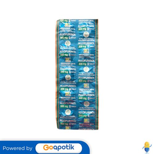 ALLOPURINOL HEXPHARM 300 MG STRIP 10 TABLET