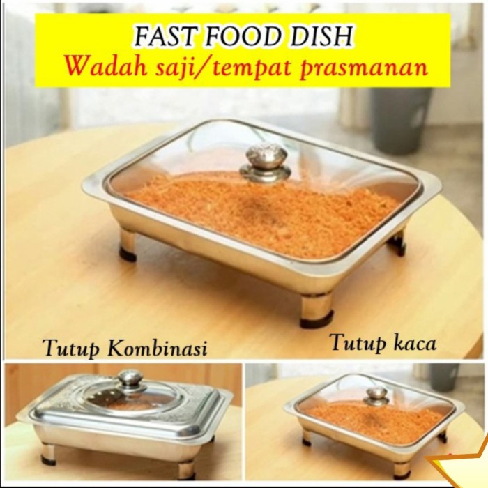 Terlaris Wadah Saji Tempat Makan Prasmanan Stainless