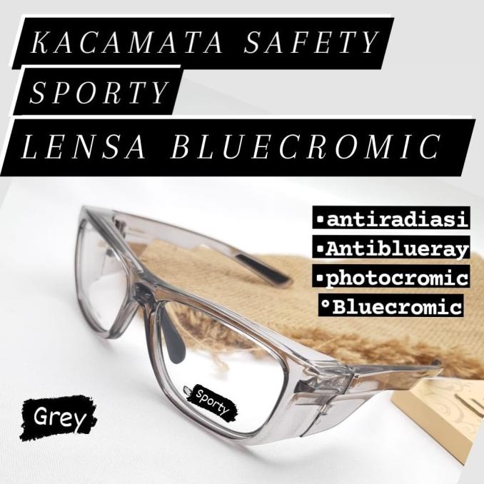 Kacamata Safety/Kacamata Sporty/Kacamata Pria/Minus/Silinder/Plus