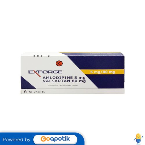 EXFORGE 5/80 MG BOX 28 TABLET