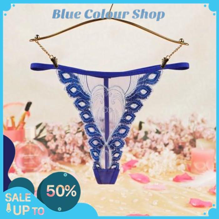 CELANA DALAM WANITA SEXY G  / CELANA DALAM WANITA SEXY G STRING BORDIR TRANSPARAN CD C223