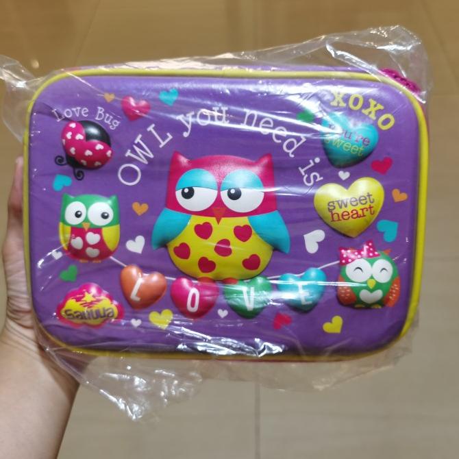 

Pencil Case Tempat Pensil Sanwa Smiggle Hardtop Motif Timbul 3D