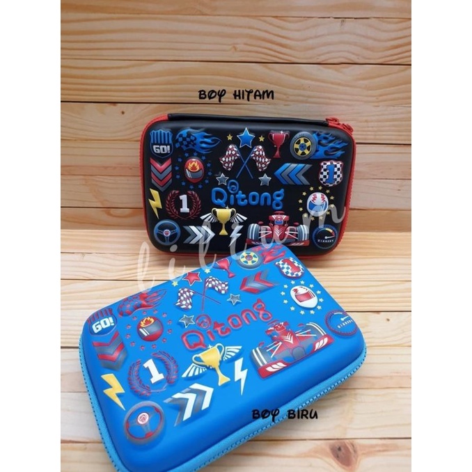 

Kotak pensil 3D Hardcase Unicorn Mermaid Dino seperti smiggle pencil