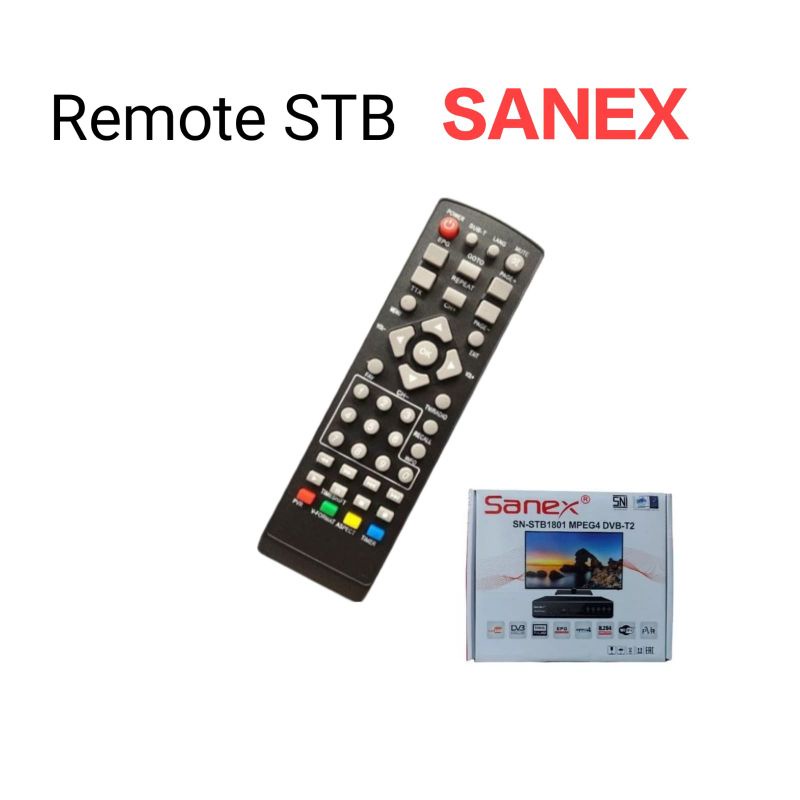 REMOTE STB Sanex Remote set top box sanex