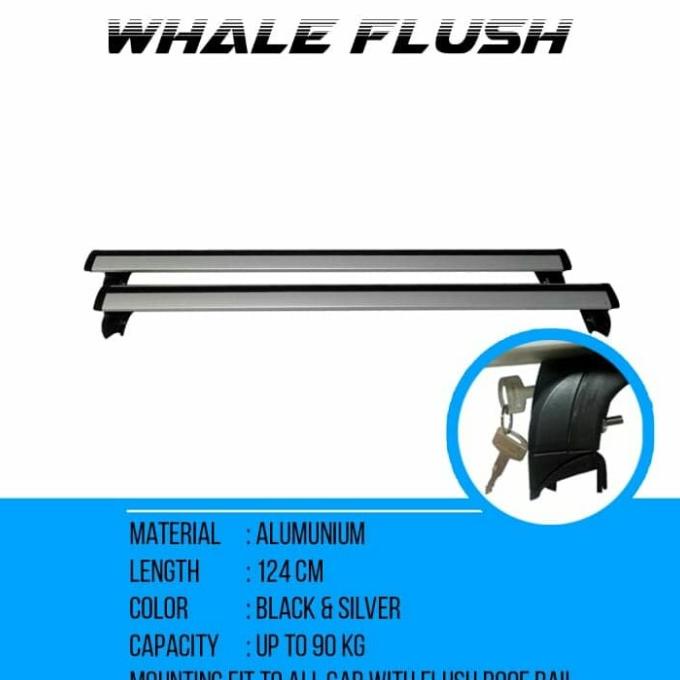 Crossbar Whale Flush Untuk Toyota Fortuner Vrz