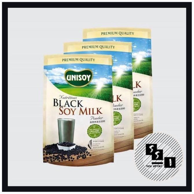 

UNISOY Black soy milk powder / black bean/ serbuk susu kedelai 8x32g