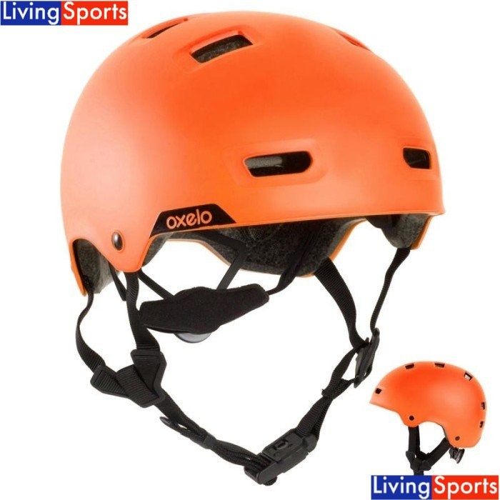 Best Seller Helm Inline Skates Skateboards Scooter Dewasa Oxelo Mf540 Orange