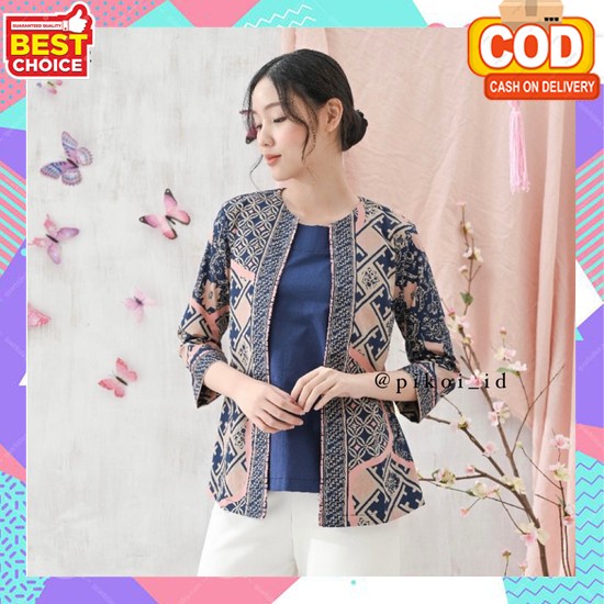 Atasan Cewe Fashionable Baju Kondangan Atsan Cewek Formal Batik Model Terbaru Kemeja Wanita Formal A