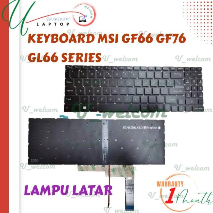 KEYBOARD MSI Katana GF66 GF63 MS-1582