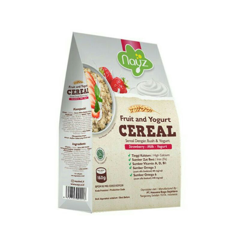 Nayz Sereal Strawberry Yogurt 160 g