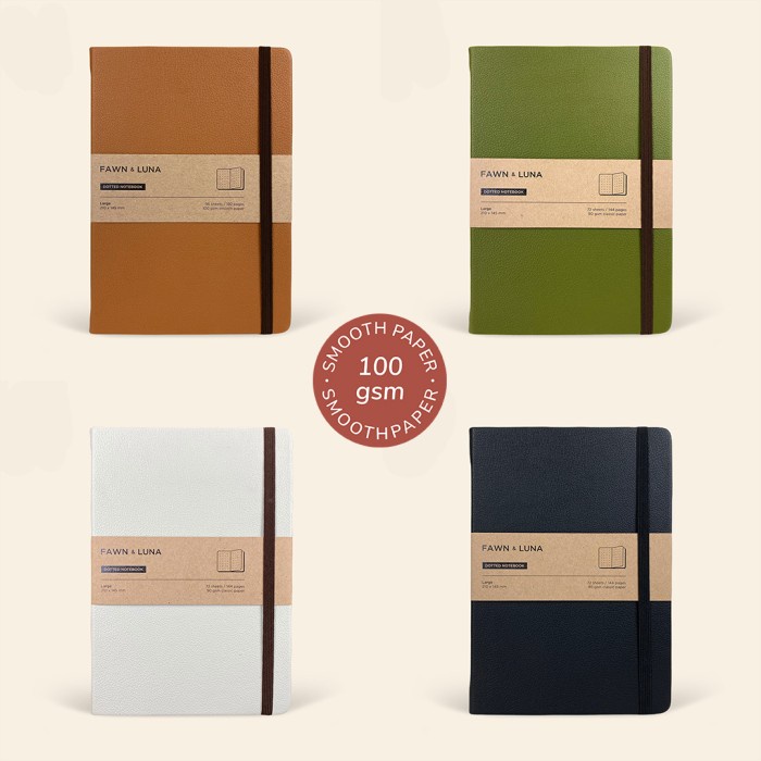 

Terlaris Notebook Large A5 - Smooth Paper 100 Gsm - Pebble Collection