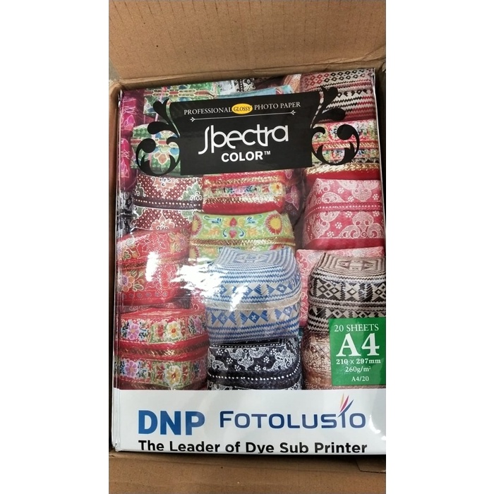

Terlaris Kertas Foto Paper Glossy 260 Gram Spectra