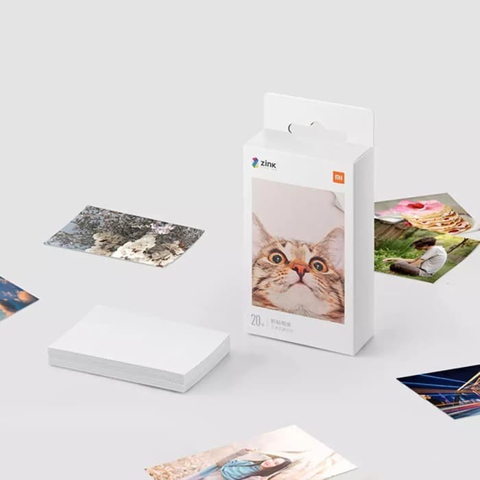 

Terlaris Xiaomi Printer Photo Paper Mini Portable Kertas Foto Zink 10 Sheets