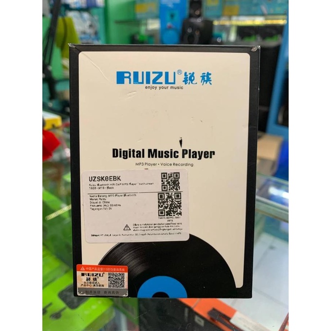 Terlaris MP3/MP4 Player Ruizu Bluetooth HiFi DAP Touchscreen 16GB - M18 SALE