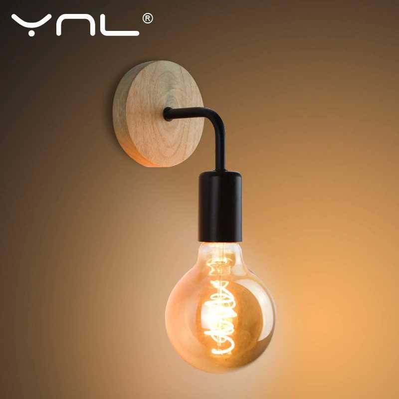 YNL Fitting Lampu Hias Dinding Minimalis Nordic Retro Style Socket E27 - YNL01