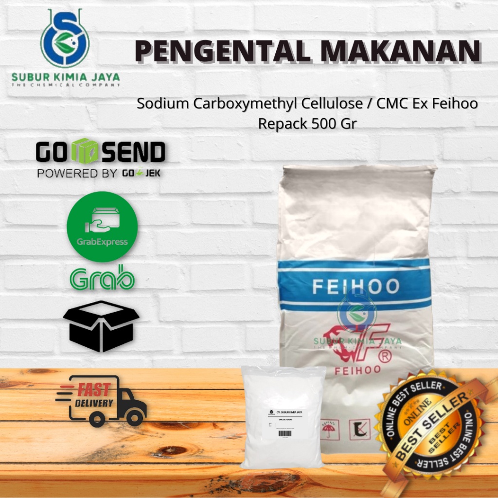 

CMC Ex Feihoo / Sodium Carboxy Methyl Cellulose Food Grade 500 Gr