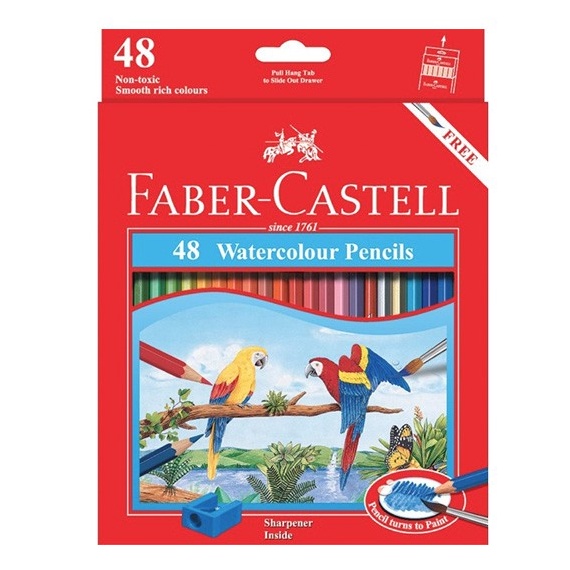 

Terkini Faber Castell Watercolour Pencils 12/24/36/48 PZZ