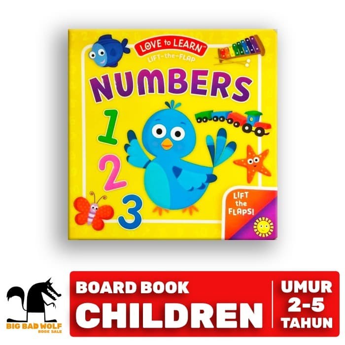 Teena Buku Bbw Lift The Flap : Numbers