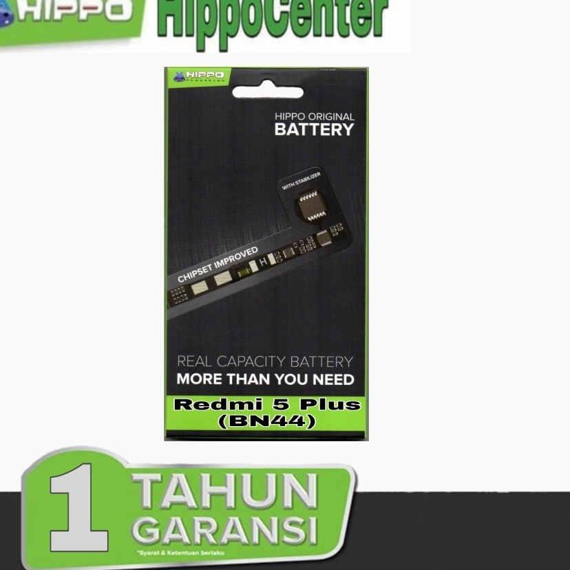 ✔️  Baterai Hippo XiaoMi Xiao Mi Redmi 5 Plus ( BN44 )