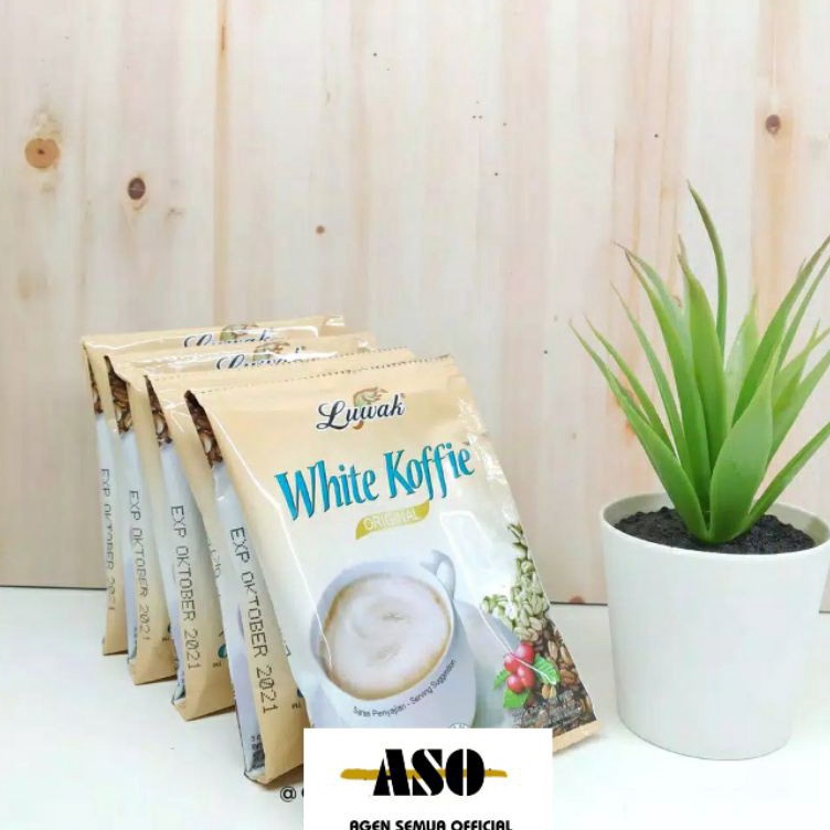 

ORIGINAL% Kopi Luwak white Coffe original 20g RENCENG ( ISI 10)