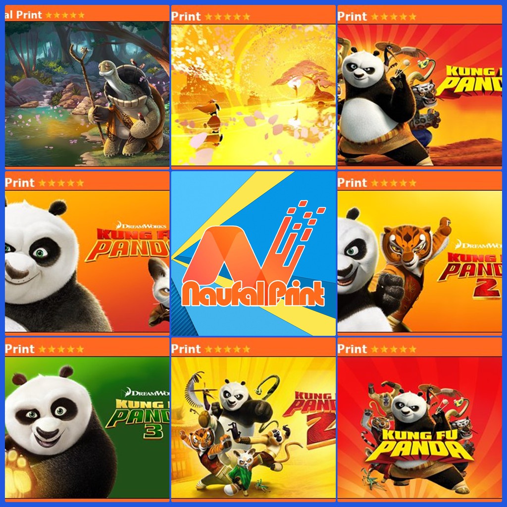 Sticker | Poster A3 & A4 | kungfu panda | wushu | dreamworks | china | oogway | buuwushu | sifu | ho