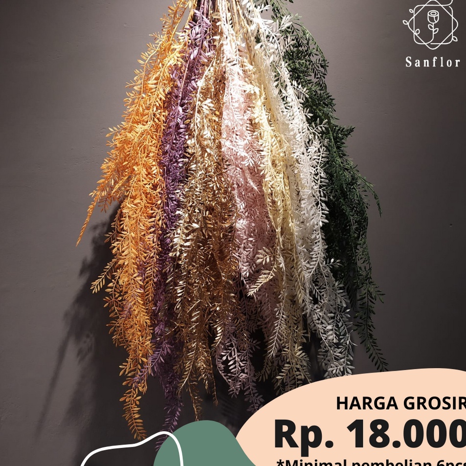 【murah】 DAUN OLIV JUNTAI/Daun Juntai Palsu/Daun Juntai Artificial