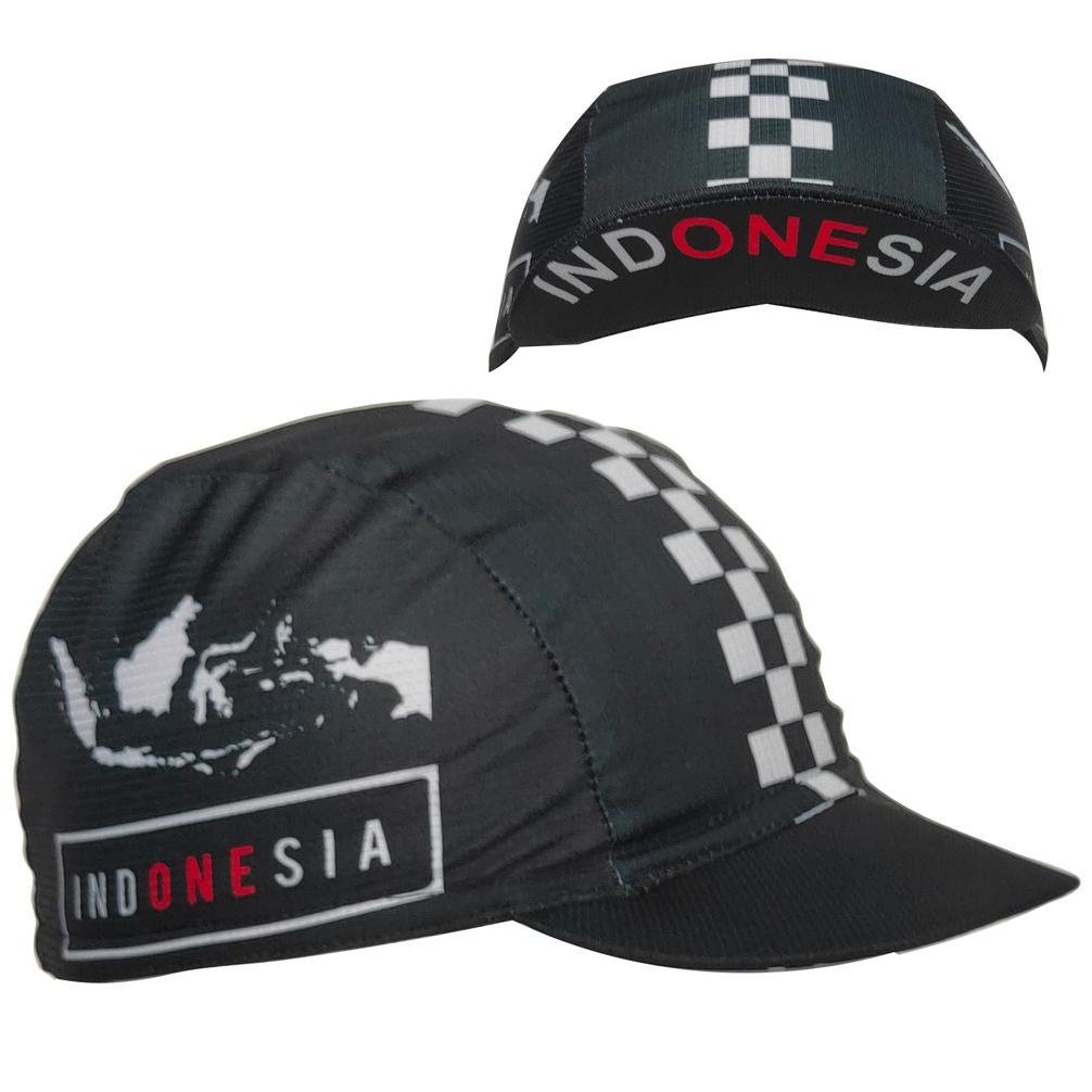 Terbaru Topi Gowes Ptinting - Cycling Cap - Topi Sepeda - Topi Pria Wanita - Topi Gowes